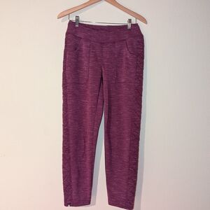 Oiselle Quilted Lauren Heavyweight Sweatpants - Queen Purple - Small